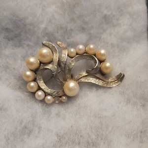 Pearl Brooch DFA Marked